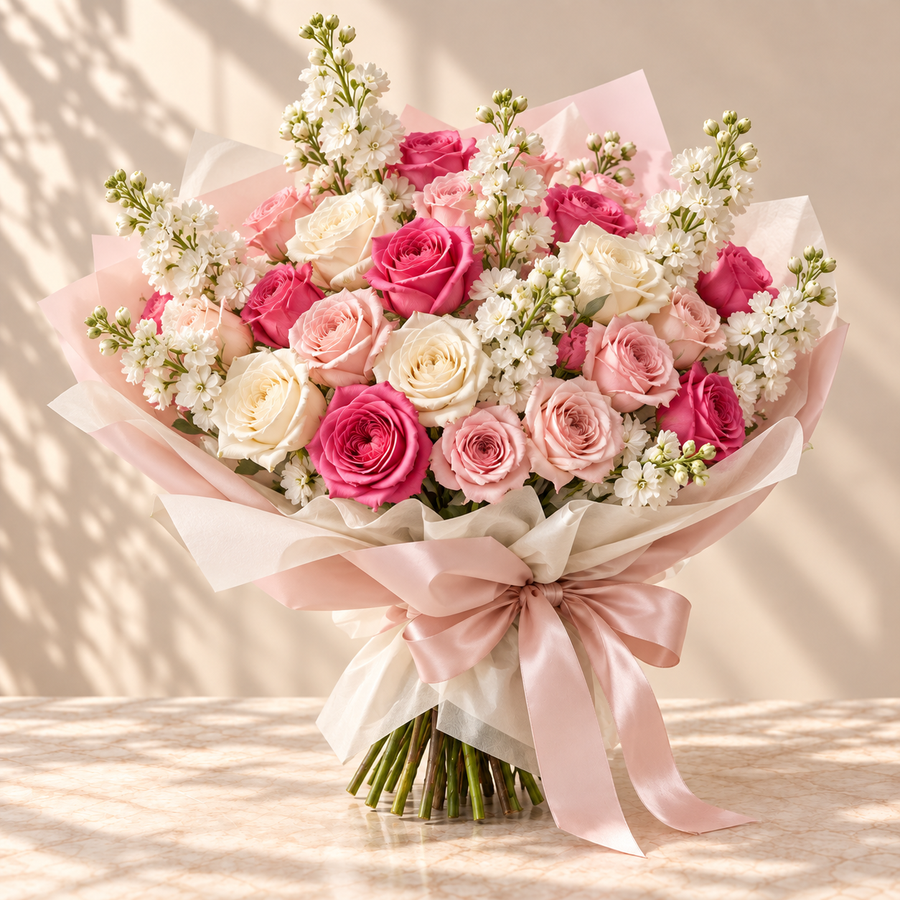 Pink & Ivory – Mittel