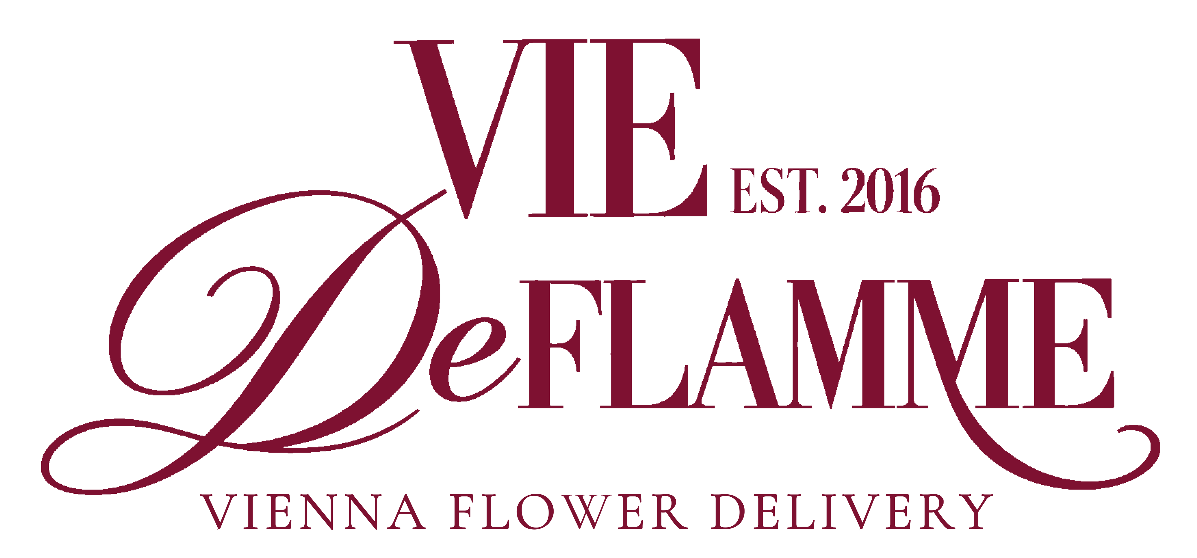 VIE DeFLAMME · Vienna Flower Delivery · EST. 2016